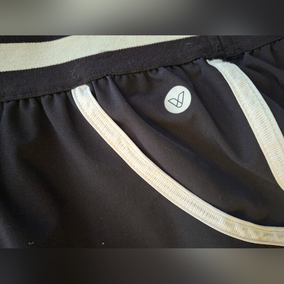 Women's Black Athletic Shorts - Picture 4 of 5
